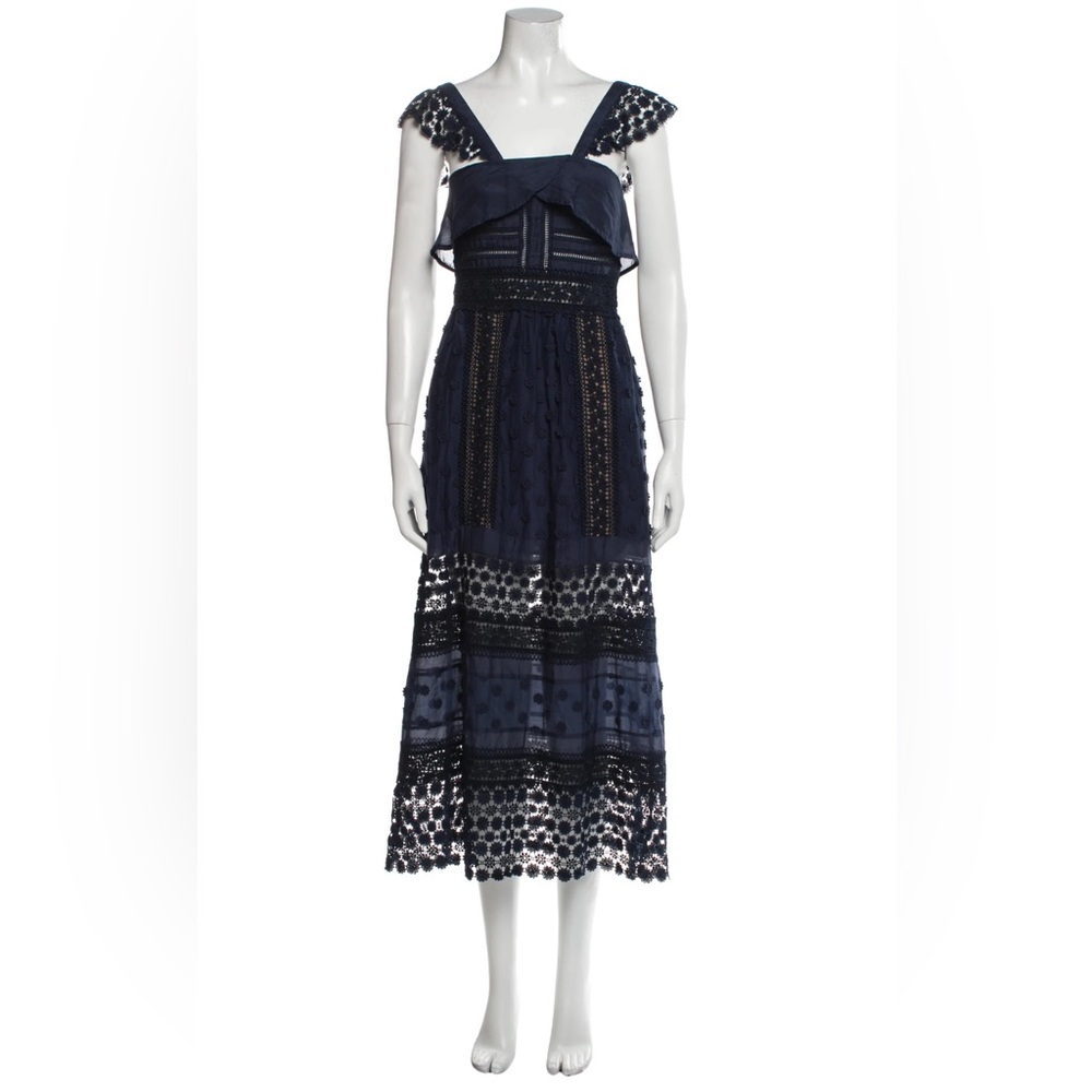 Self-PortraitLace Pattern Long Dress
Size: S | US4, UK8
